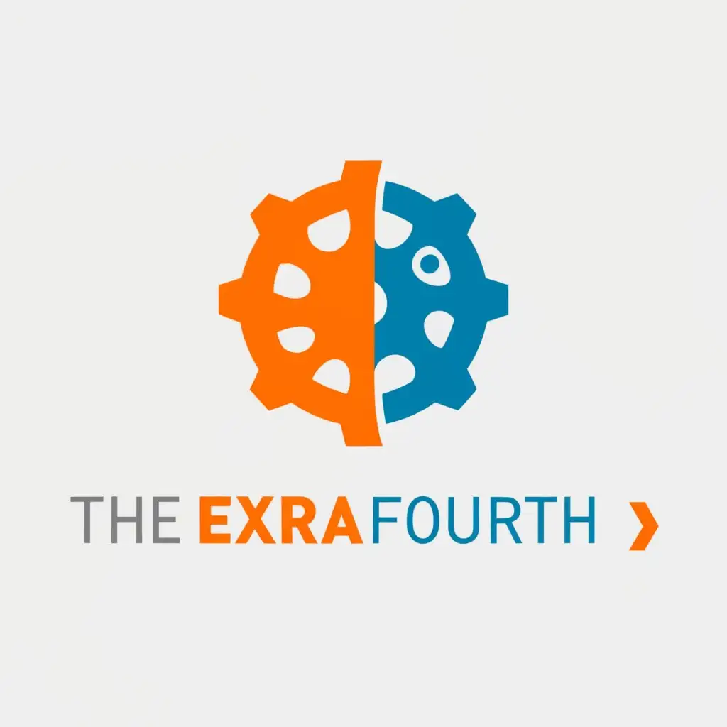 a logo design,with the text "The EXTRA FOURTH", main symbol:anything,Moderate,be used in Technology industry,clear background