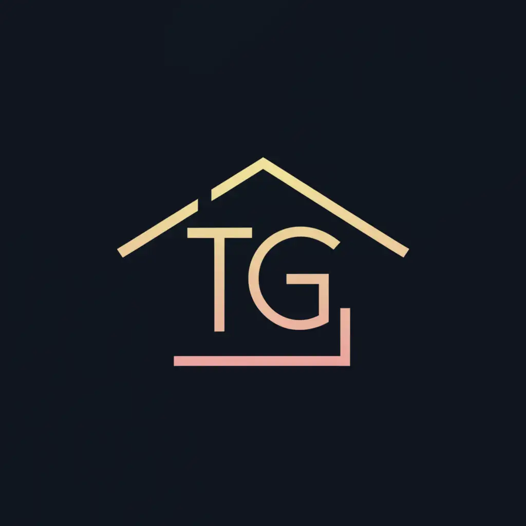 a logo design,with the text "TG", main symbol:Home,,Moderate,be used in Home Family industry,clear background