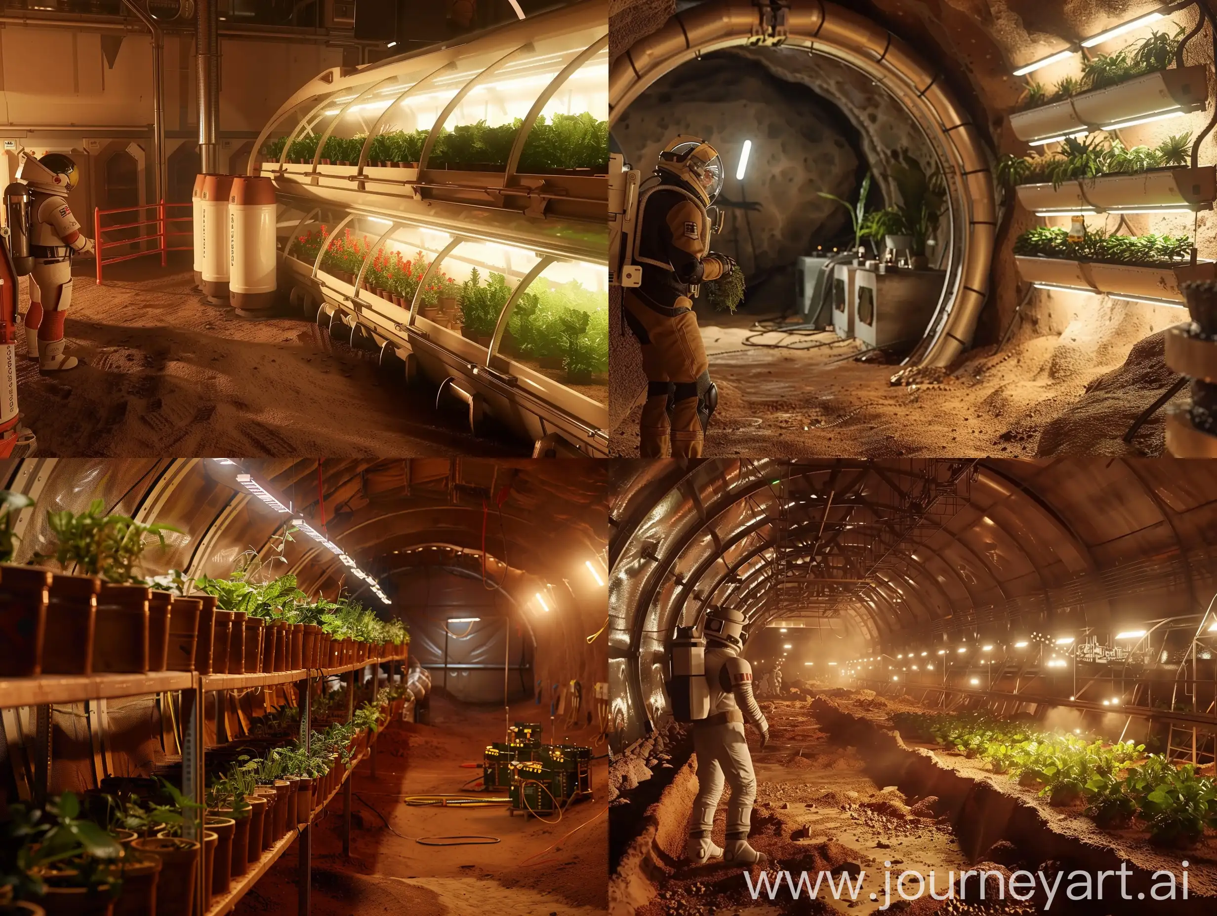 Simulated-Garden-City-Construction-in-Martian-Underground-Habitat