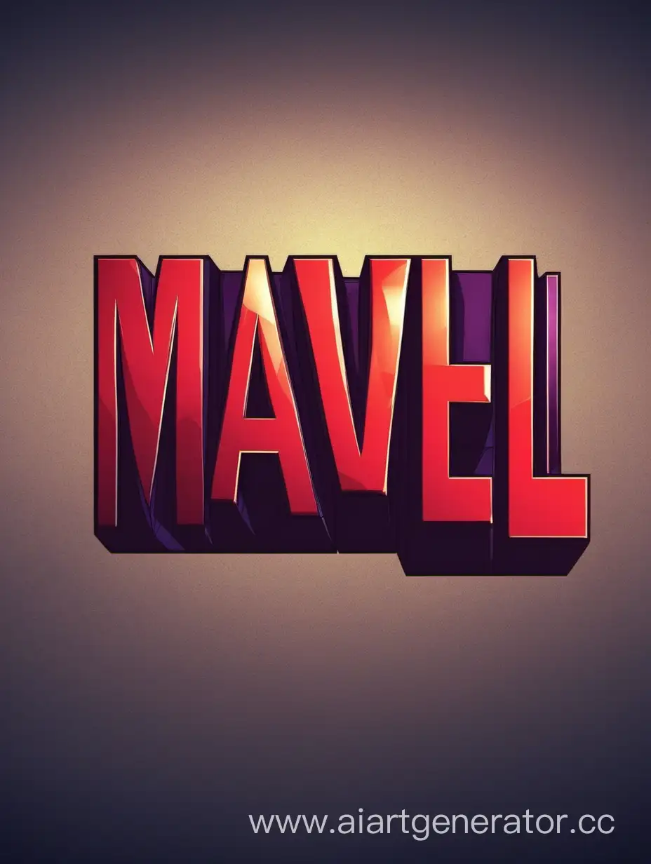 Шапка для канала на Ютуб, название канала "Mavel Inc"