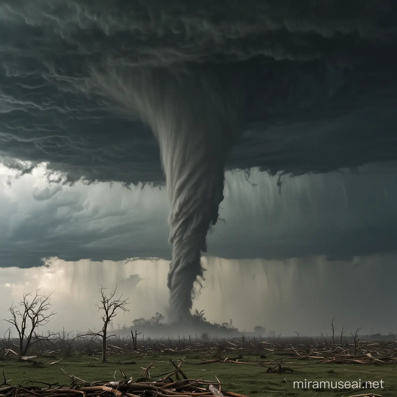 Mystic Tornado Emanating Spiritual Energy