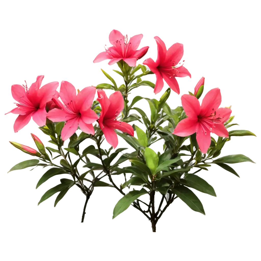 Exquisite-Azalea-Flower-PNG-Captivating-Floral-Beauty-in-HighResolution-Clarity