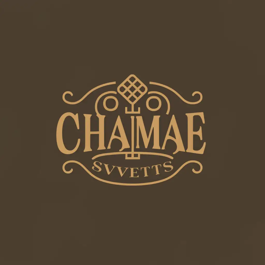 a logo design,with the text "chaimae sweets", main symbol:CS,complex,be used in Restaurant industry,clear background