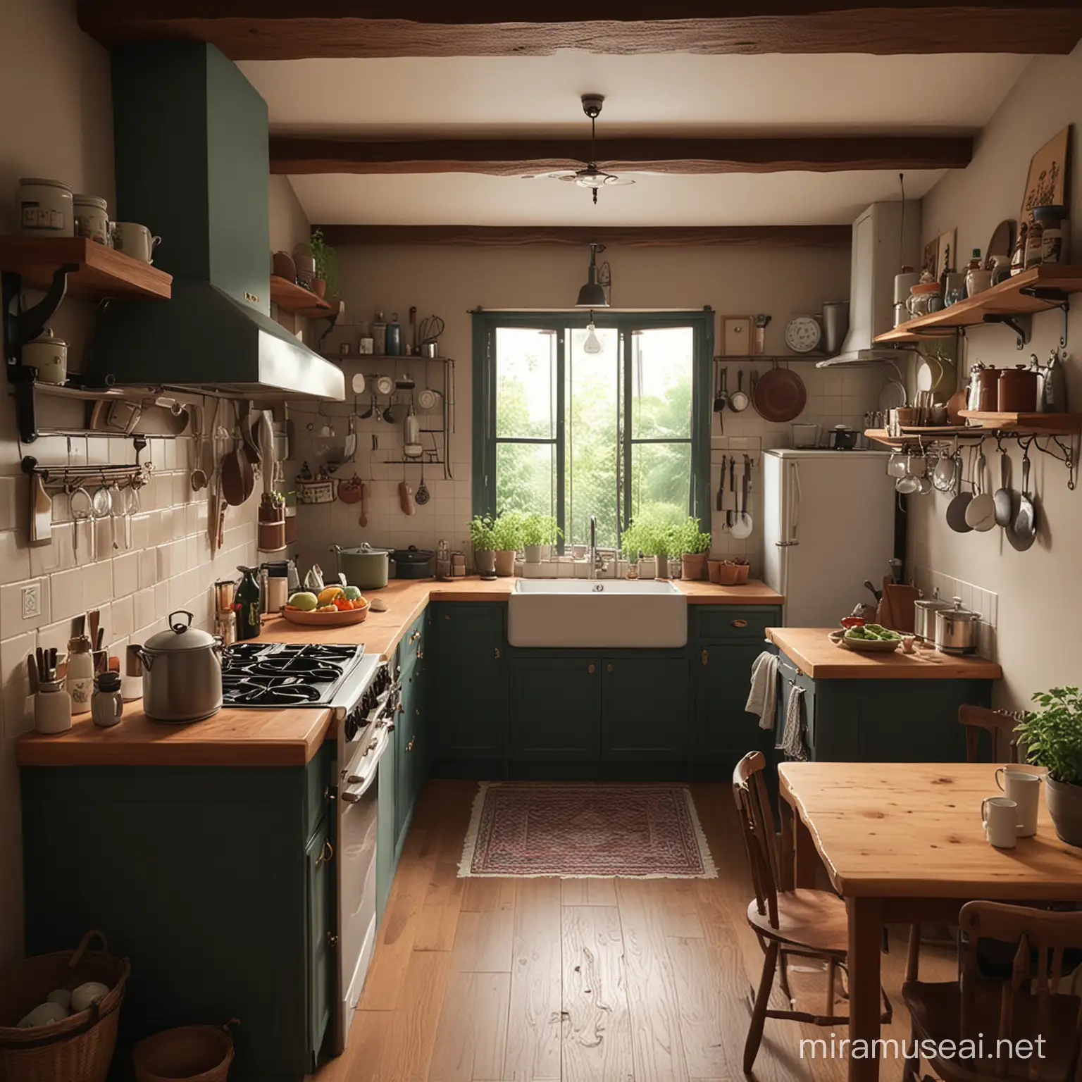 Cozy Cottagecore Kitchen with Studio Ghibli Inspiration