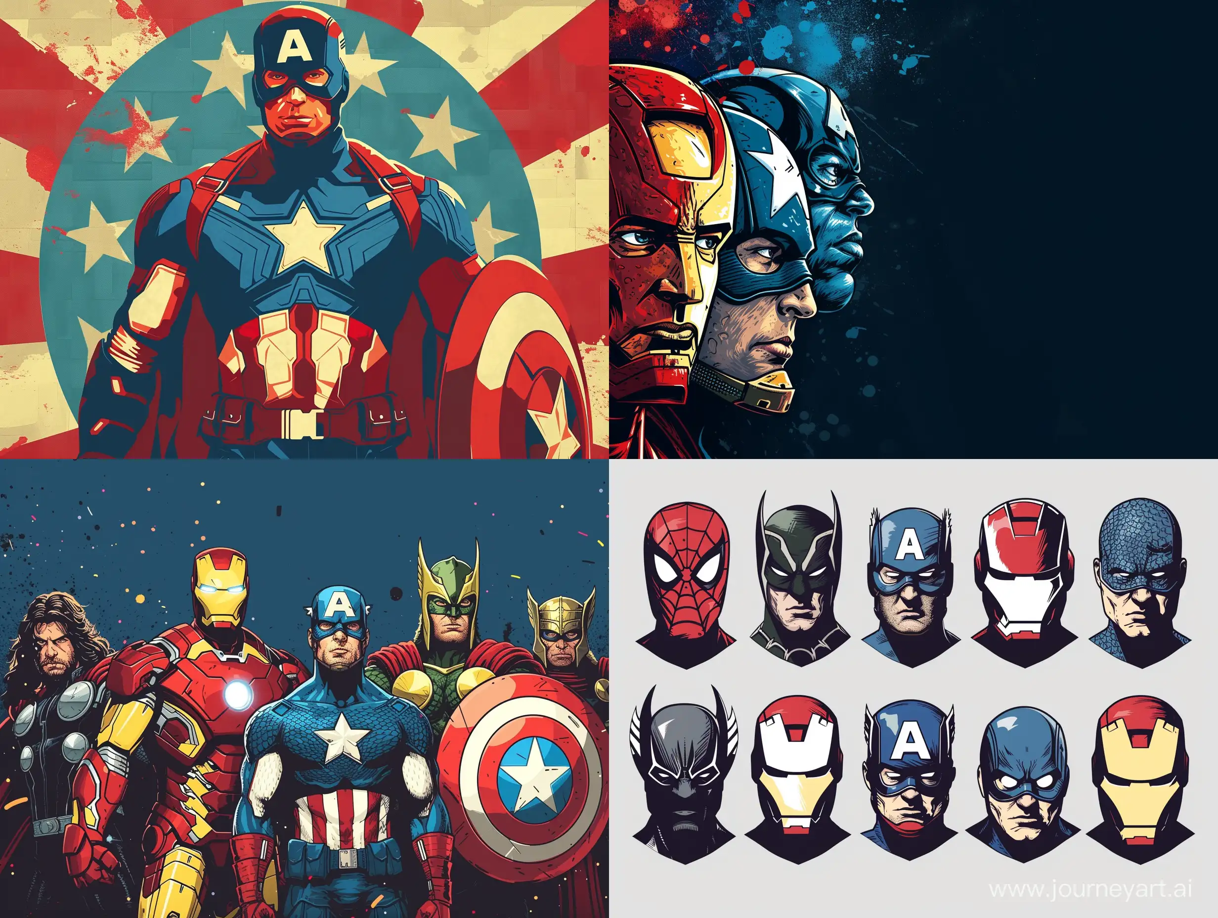 superhero Marvel background poster, graphics, vector graphics