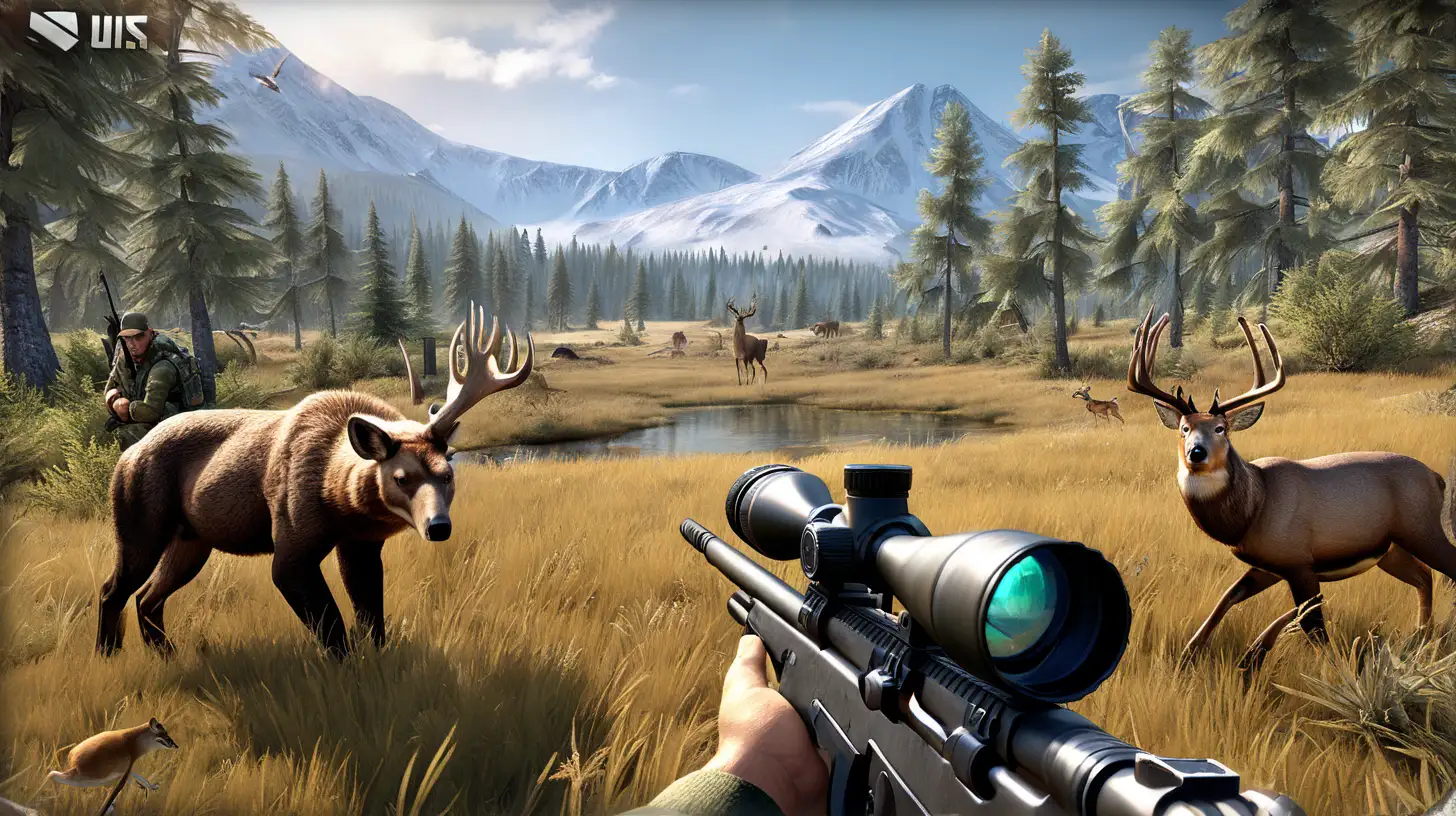 Immersive Hunting Adventure Diverse Ecosystems and Accurate Shooting
