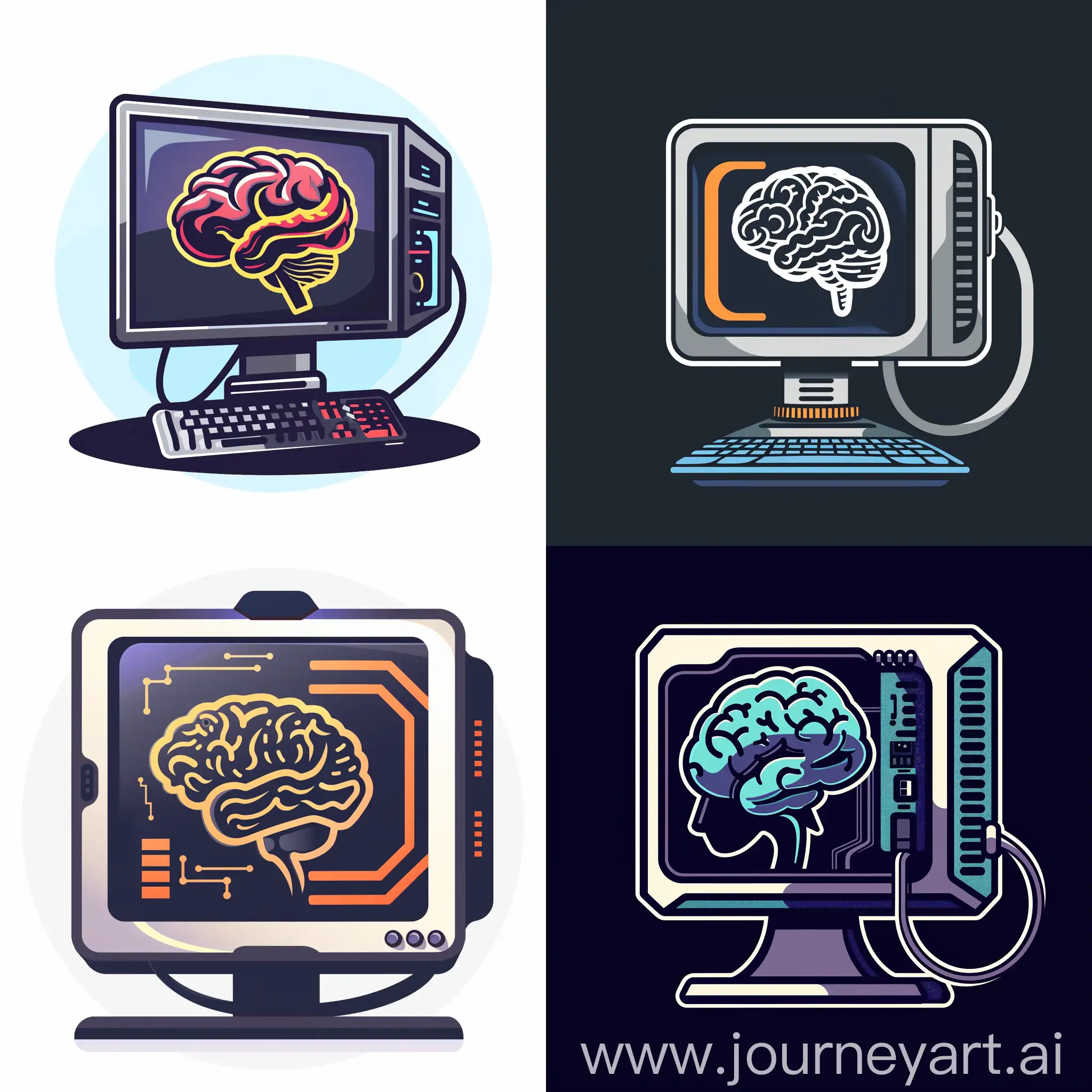 IT-Assistance-Company-Logo-Computer-Brain-Representation