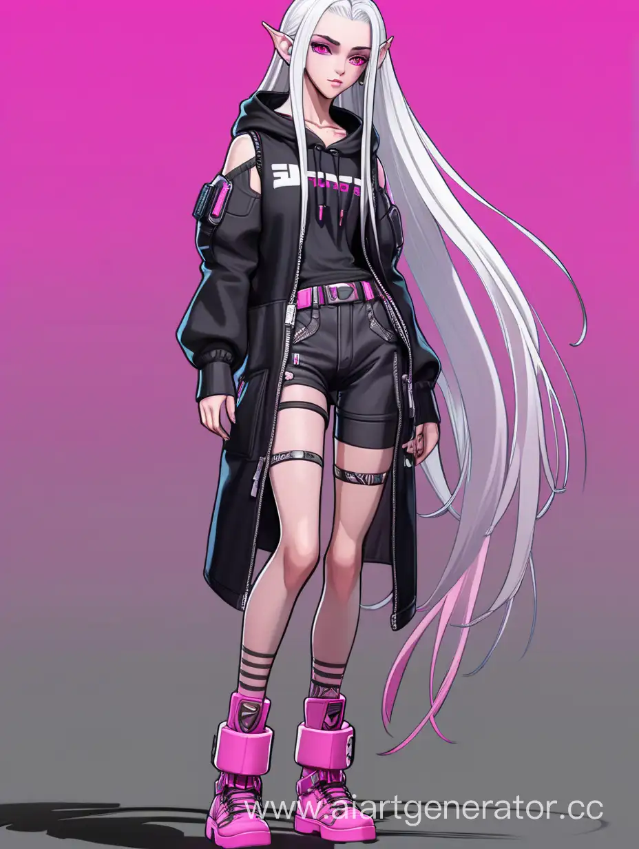 Cyberpunk-2D-Anime-Elf-Girl-with-Hood-and-Long-White-Hair