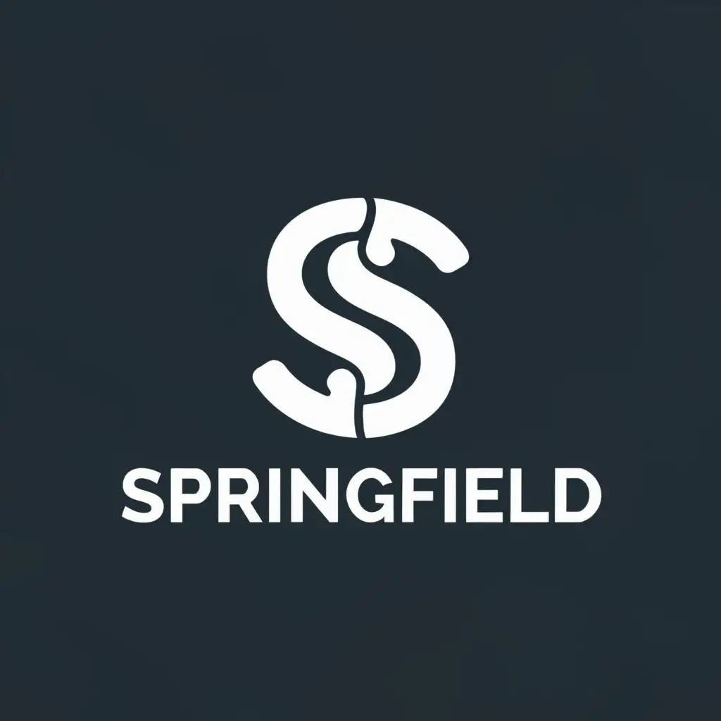 a logo design,with the text "Springfield", main symbol:Software & COMPUTER,complex,be used in Education industry,clear background