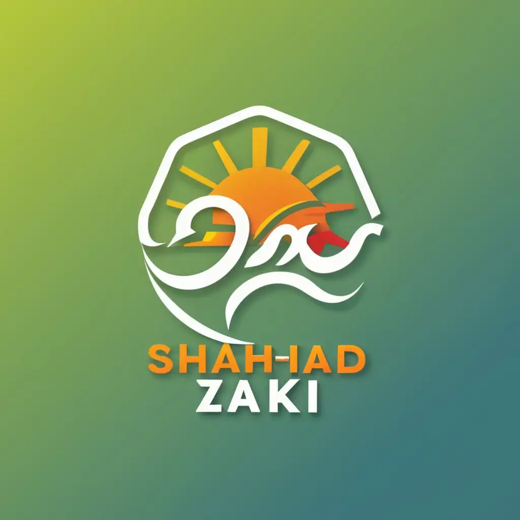 logo, TRAVEL AGENCY LOGO 
, with the text "SHAHID ZAKI", typography, be used in Travel industry