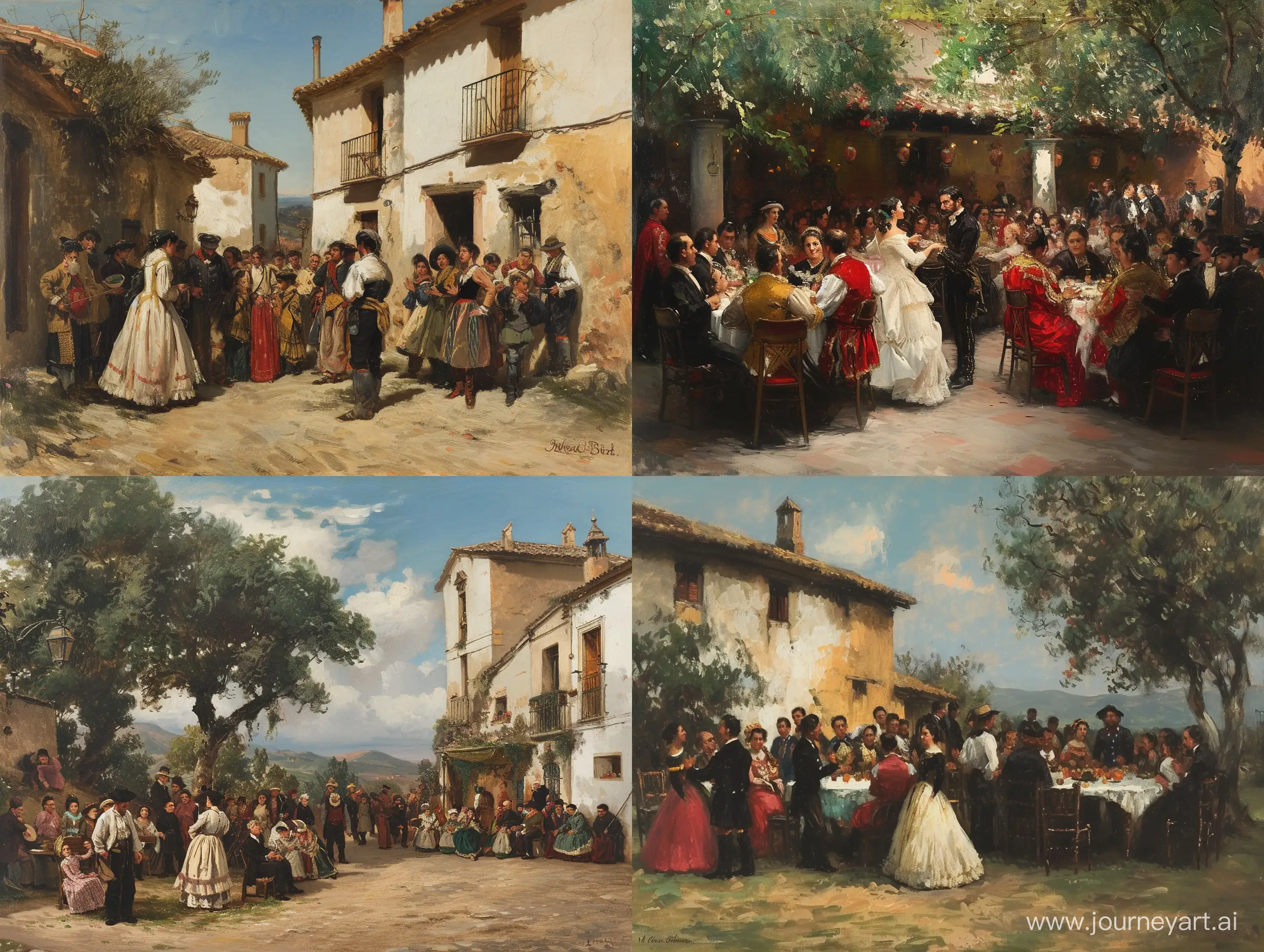 Historical-Gathering-in-19th-Century-Spain-Elegance-and-Tradition-Captured