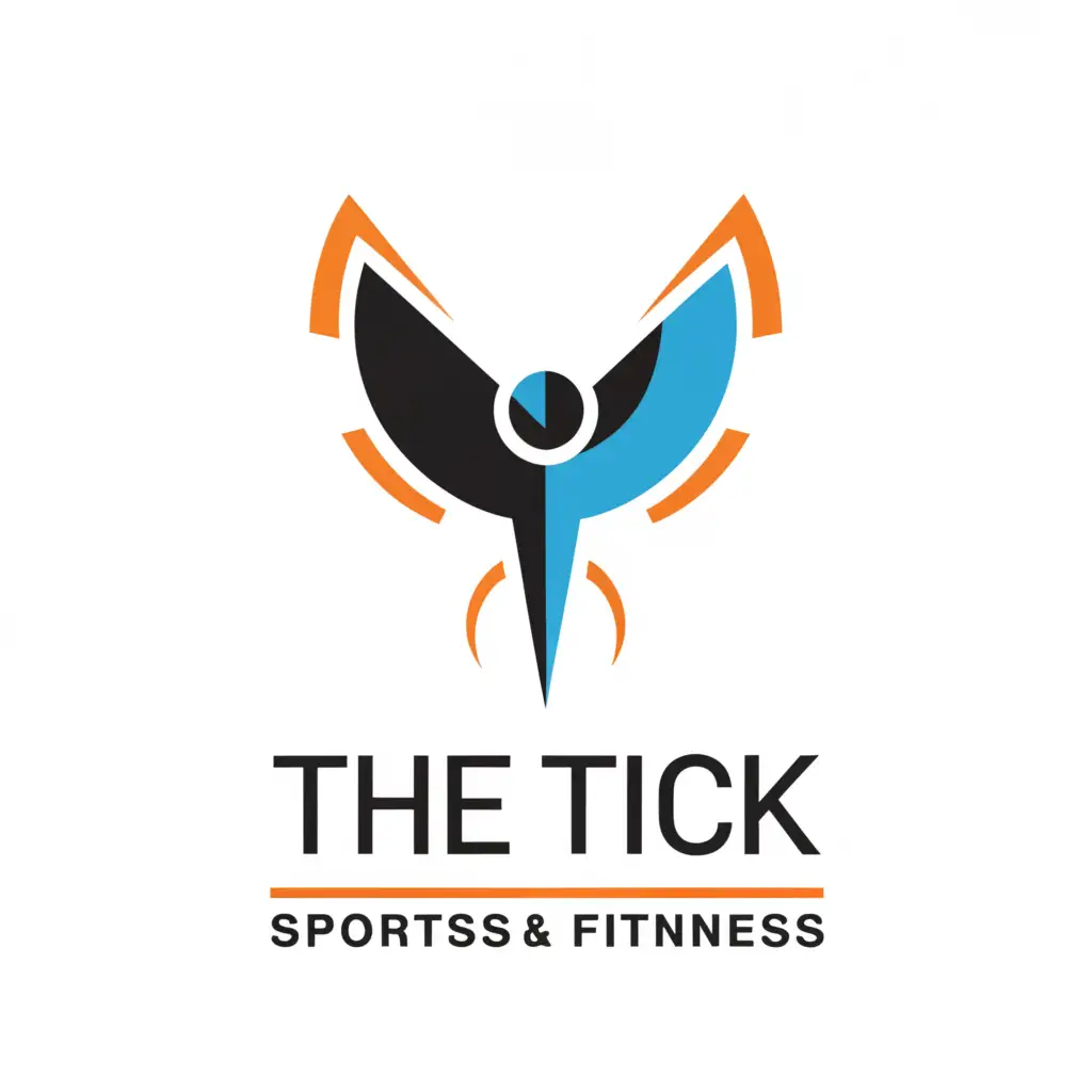a logo design,with the text "The tick", main symbol:pan,Minimalistic,be used in Sports Fitness industry,clear background