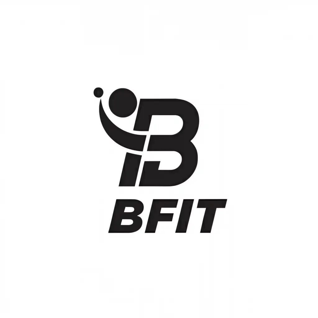a logo design,with the text "BFIT", main symbol:BFIT,Moderate,be used in Sports Fitness industry,clear background