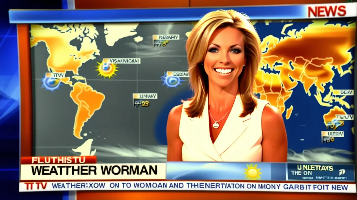 weatherwoman on TV news















