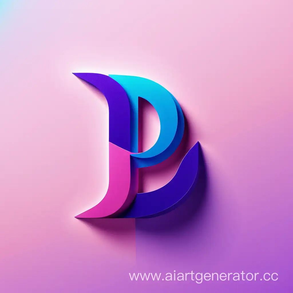 Creative-Paisen-Logo-Design-with-Vibrant-Blue-Purple-and-Pink-Colors