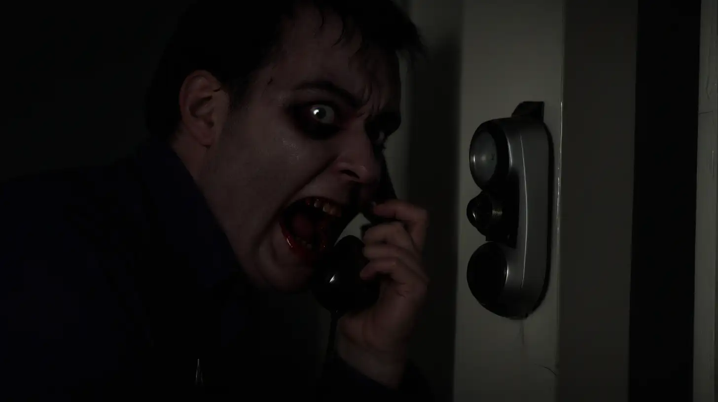 Intense Nighttime Phone Call Expressing Fear