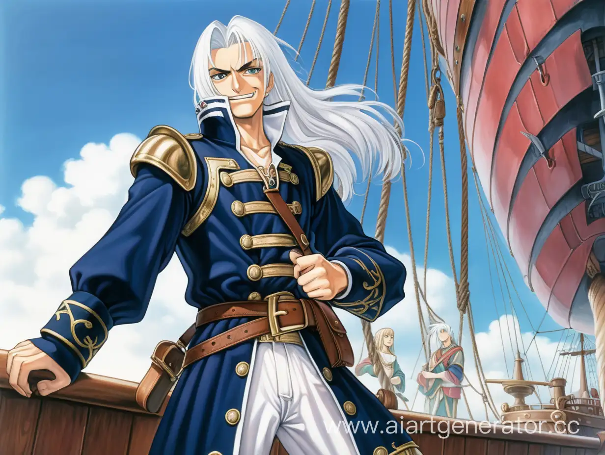 Medieval-Ship-Captain-with-White-Hair-and-Sabre-on-Deck