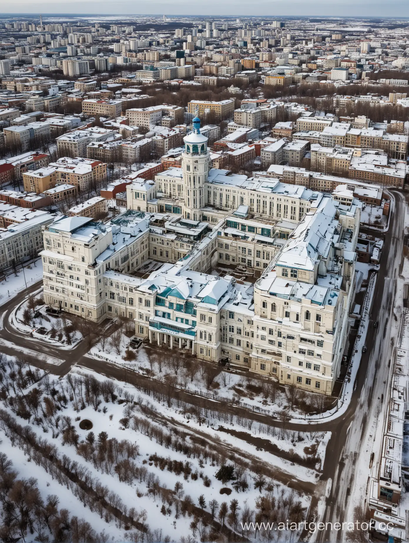 Exterior-View-of-Kazan-Municipal-City-Hospital