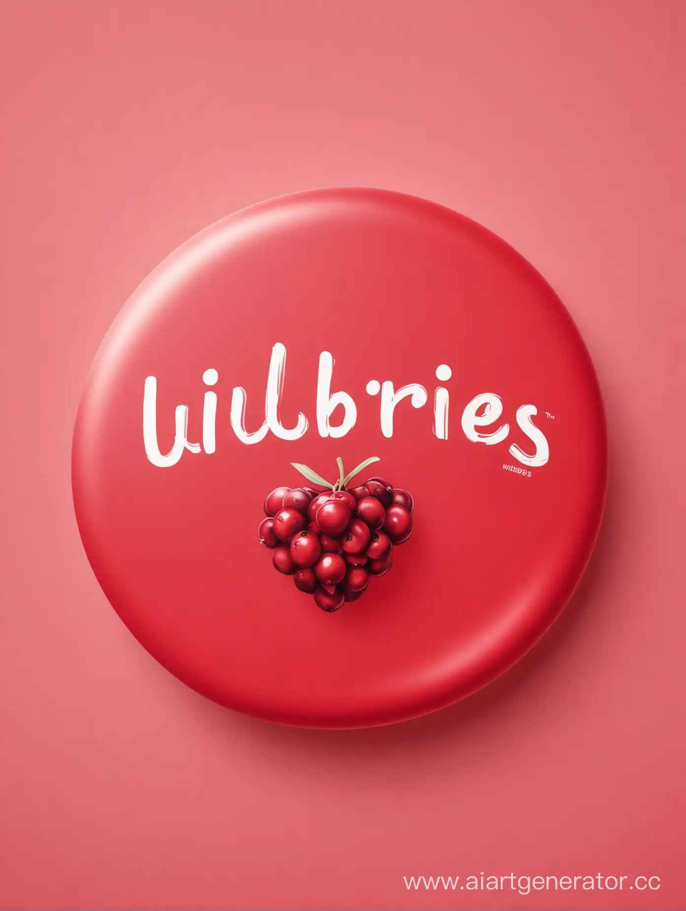 логотип wildberries, обьёмный, красный, кругрый, яркий