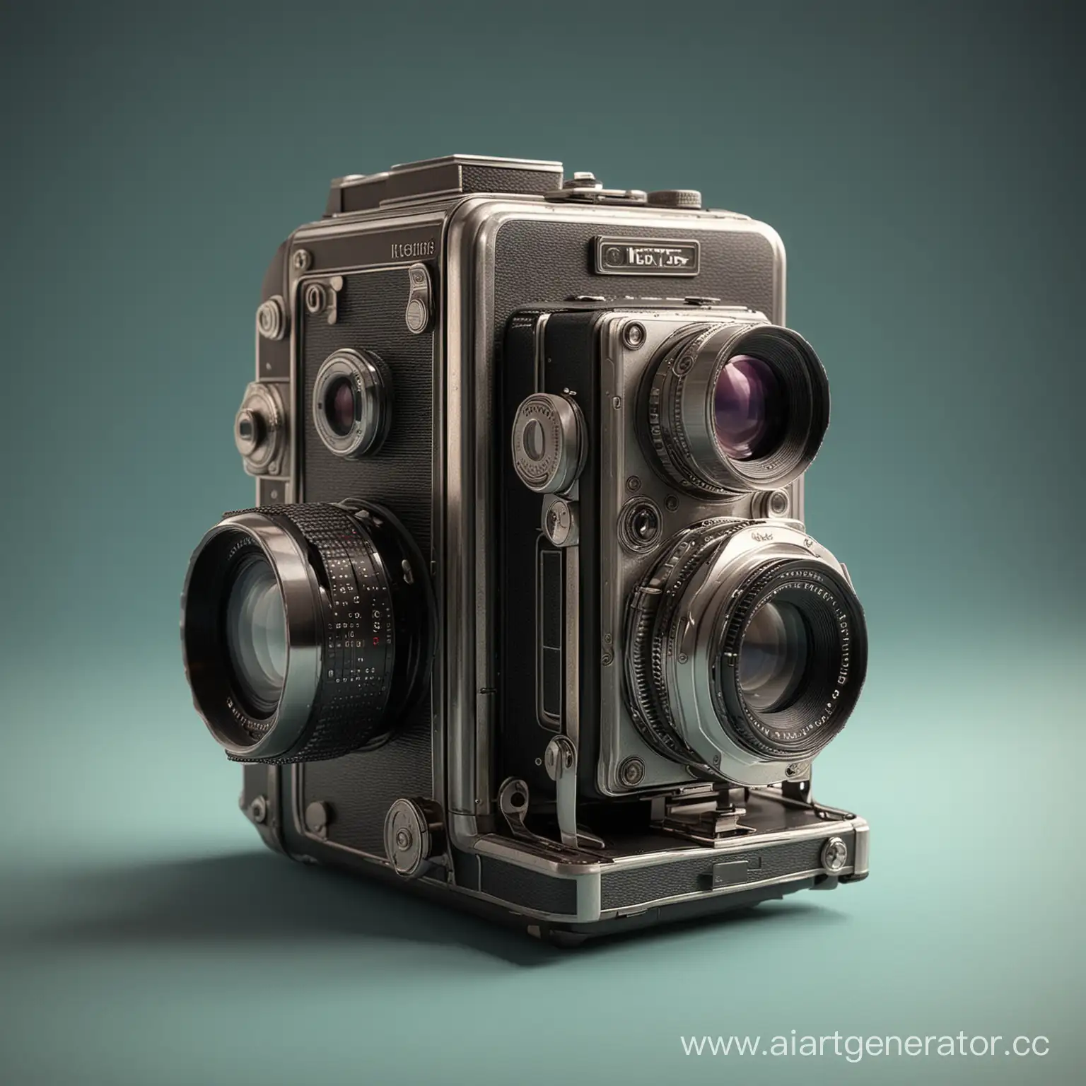 Vintage-Camera-with-Futuristic-Design