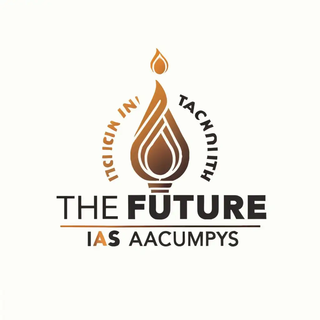 a logo design,with the text "The FUTURE IAS Academy", main symbol:Truth alone triumphs,Moderate,be used in Education industry,clear background