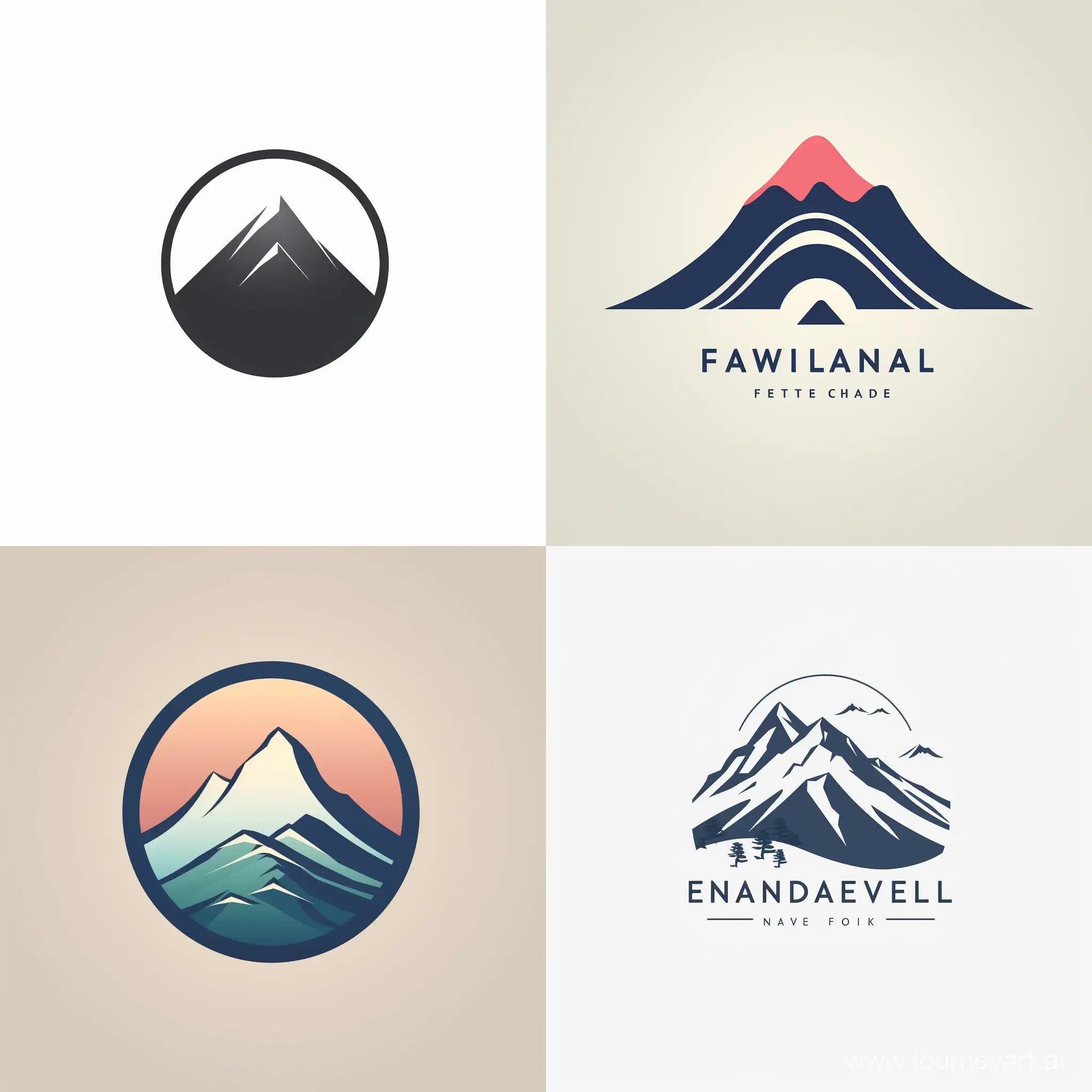 WE ARE A COUPLE FROM THE HILLS OF UTTARAKHAND TRYING TO ESTABLISH AN ARCHITECTURE, LANDSCAPE AND URBAN DESIGN FIRM BY THE NAME OF ENVIRONMENT AND PEOPLE DESIGN STUDIO. GENERATE SOME IDEAS ON ITS LOGO DESIGN KEEPING IN MIND ABSTRACT AND MINIMAL INSPIRATION FROM OUR DETAILS