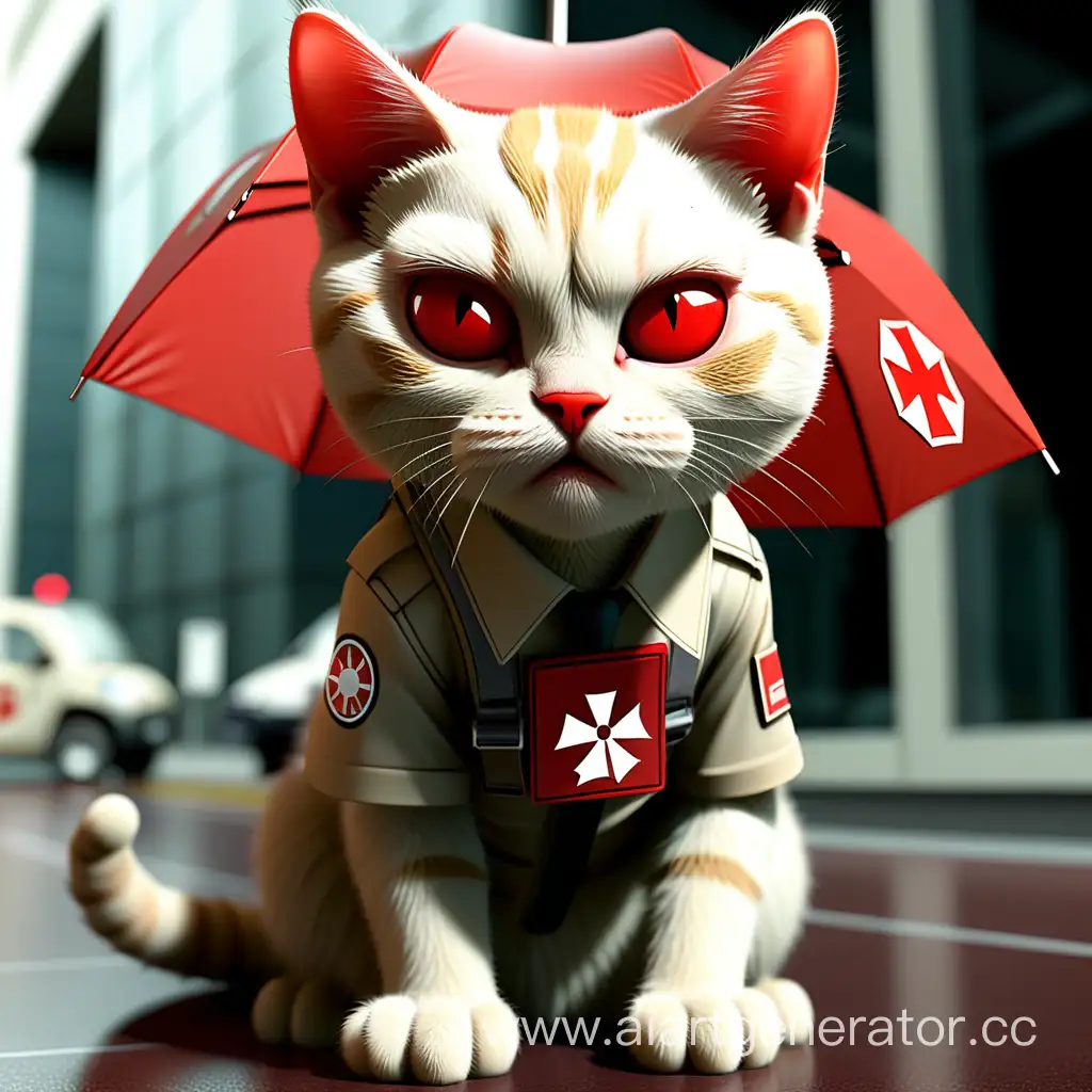 кот работающий на корпорацию umbrella