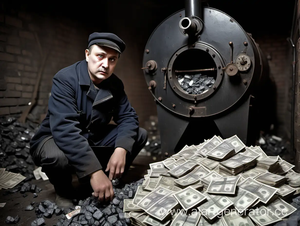 Coal-Boiler-Stoker-Amidst-Rubles-Russian-Paradigm-of-Communal-Wealth