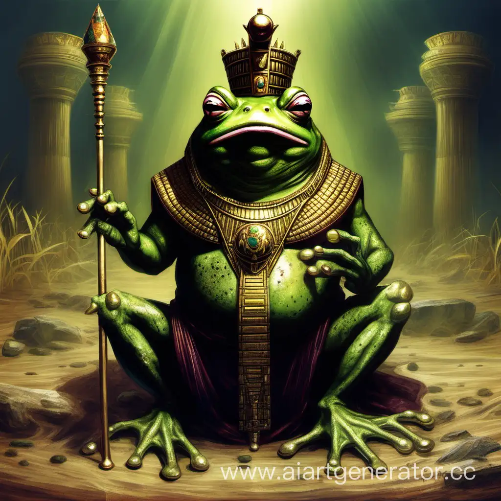 Enigmatic-SwineFrog-Pharaoh-in-a-Mythical-Realm