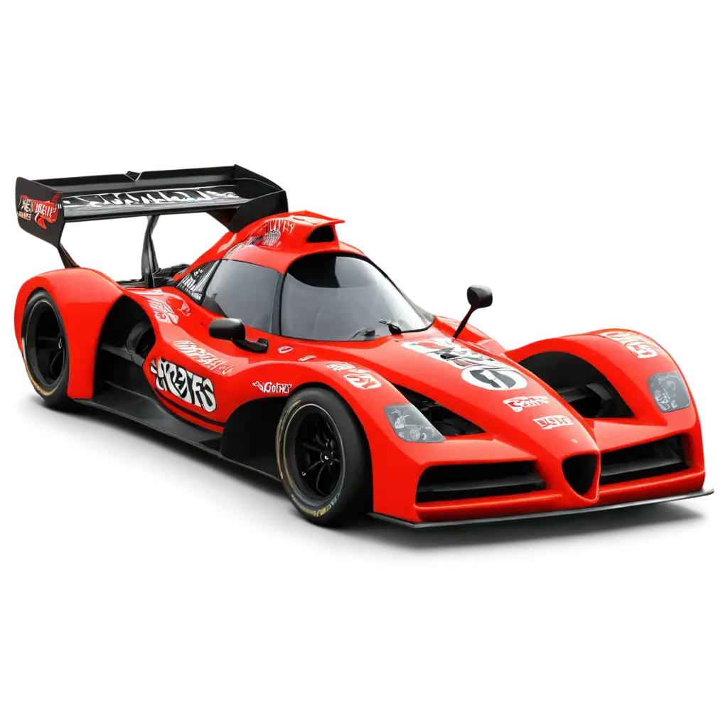 Cartoon RED Race Car
