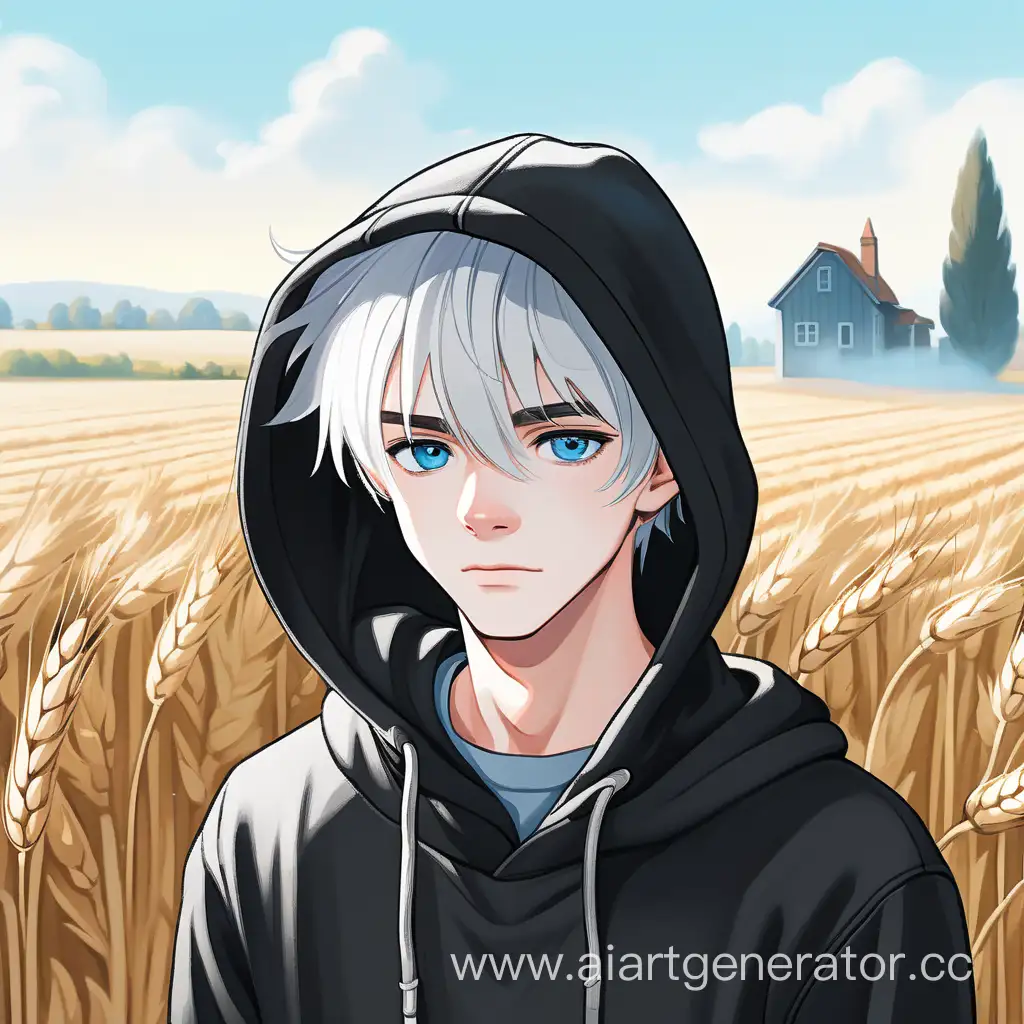 Curious-Teen-in-Misty-Morning-Wheat-Field-Cartoon-Style-Art