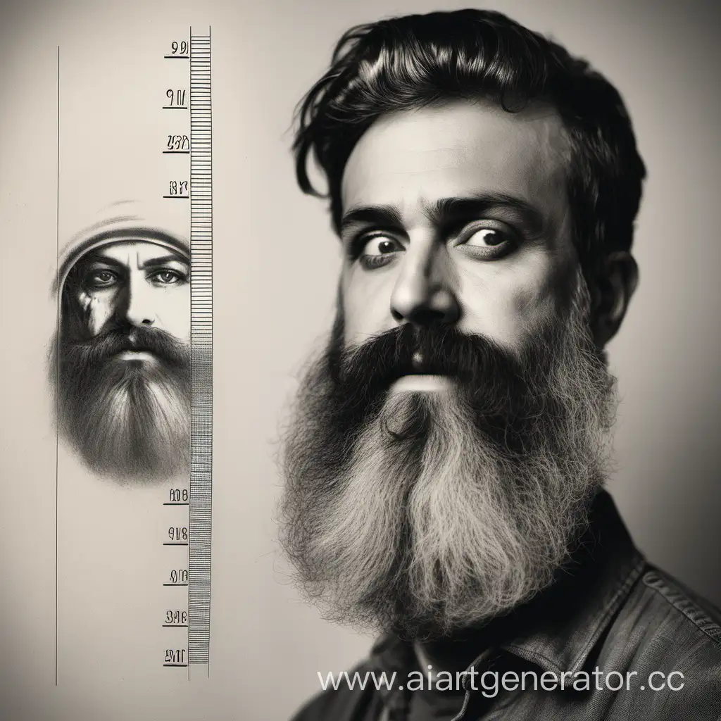 Vintage-Black-and-White-Portrait-of-Bearded-Ruler