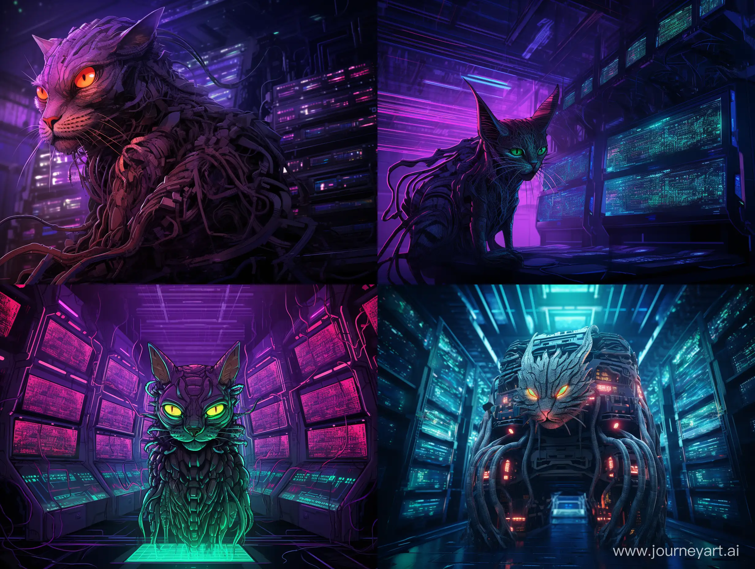 Cyberpunk-Cat-Guards-Servers-with-Mantis-Botnet-Text