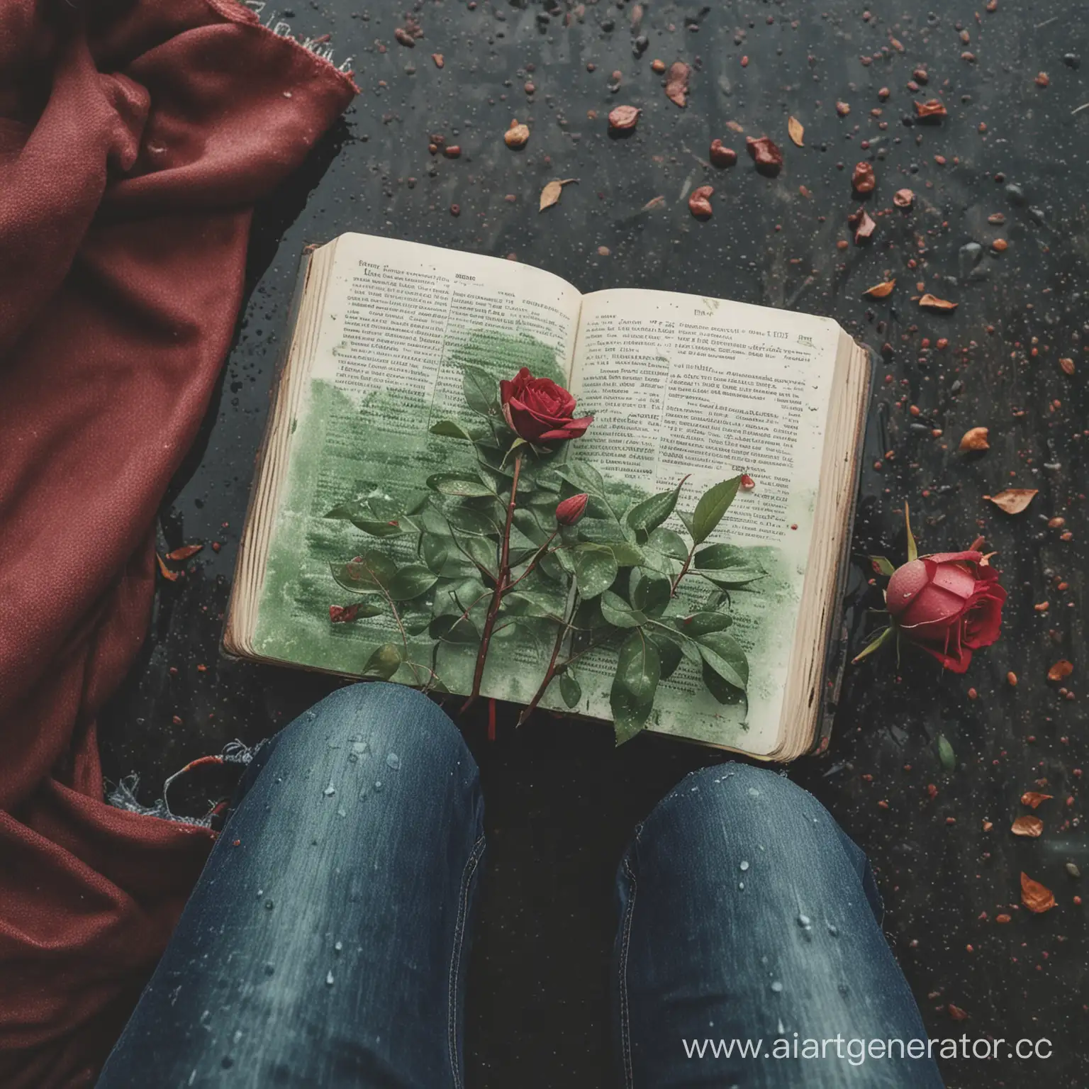 Autumn-Rainy-Day-Exploring-Nature-with-a-Book-and-Pencil