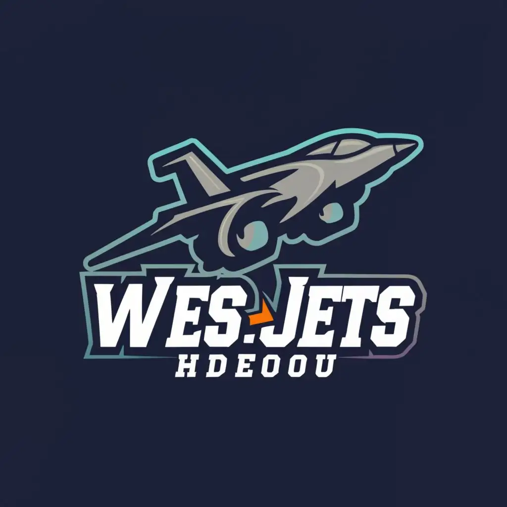 LOGO-Design-for-Wesjets-Hideout-Sleek-Airplane-Emblem-on-Clean-Background