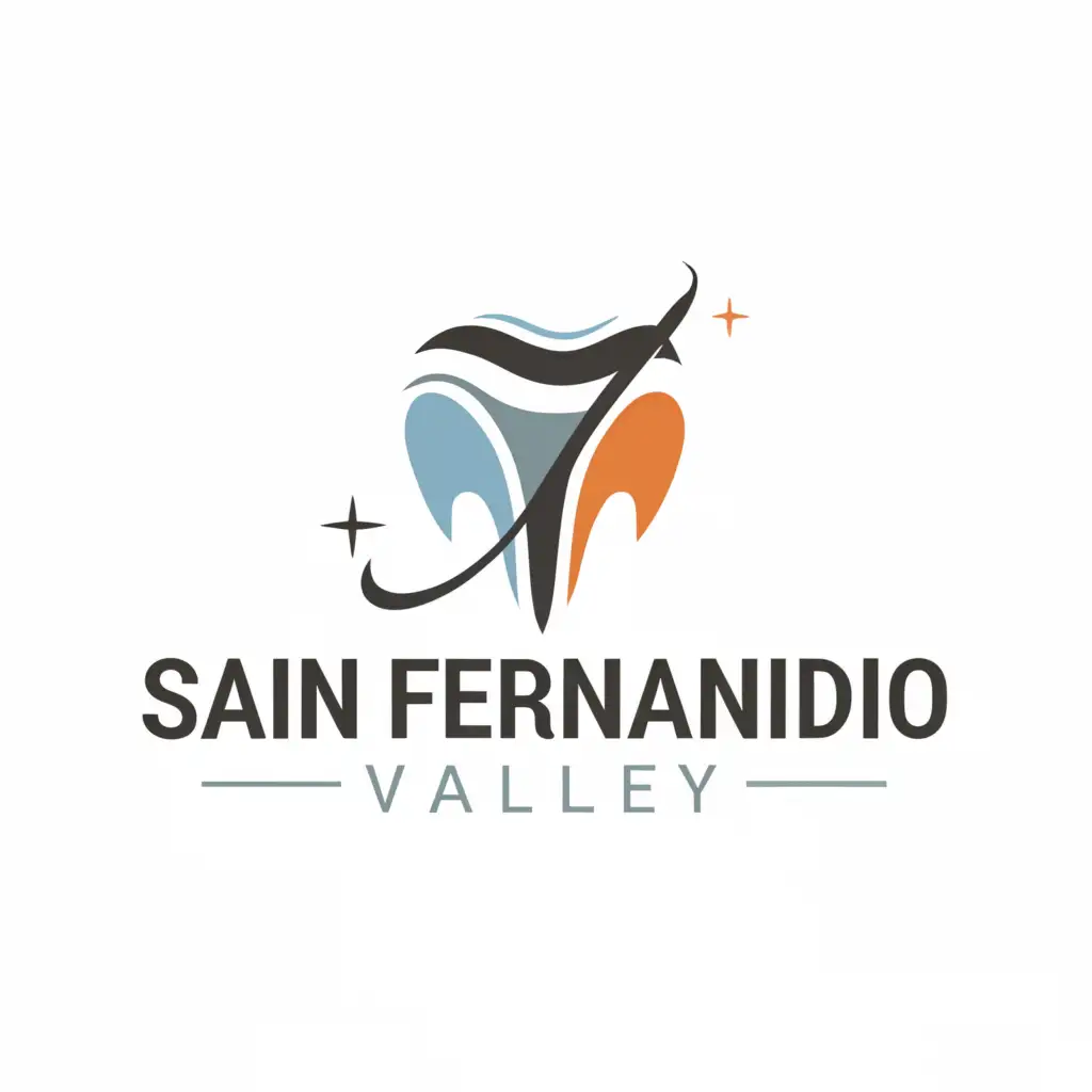 a logo design,with the text "San Fernando Valley", main symbol:Oral Surgery,Moderate,be used in Medical Dental industry,clear background