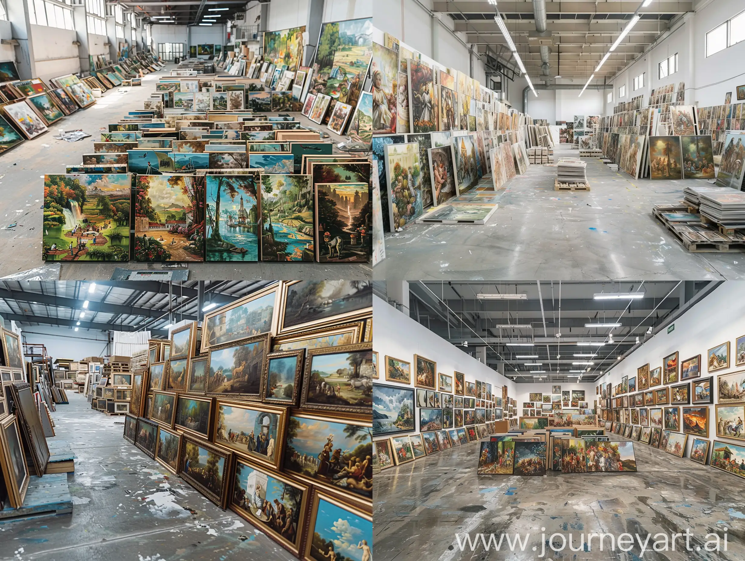 Exquisite-Oil-Paintings-in-an-Oversized-Factory