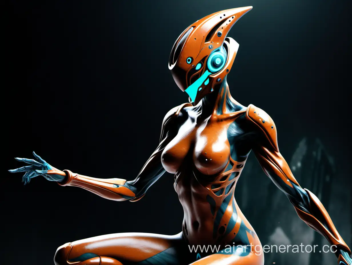 Intense-Valkyr-Solo-Battle-in-Orange-and-Turquoise-Helmets-Aboard-Space-Ship