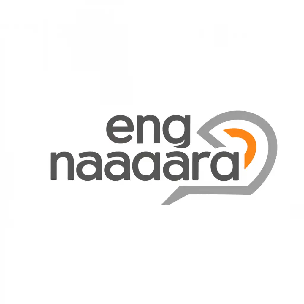 a logo design,with the text "Eng nadaara", main symbol:/,Moderate,clear background