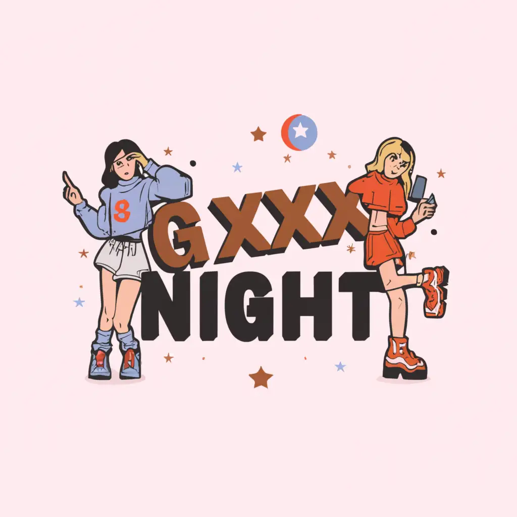 LOGO-Design-for-Gxxxnight-Show-Girls-with-Moderate-Style-and-Clear-Background