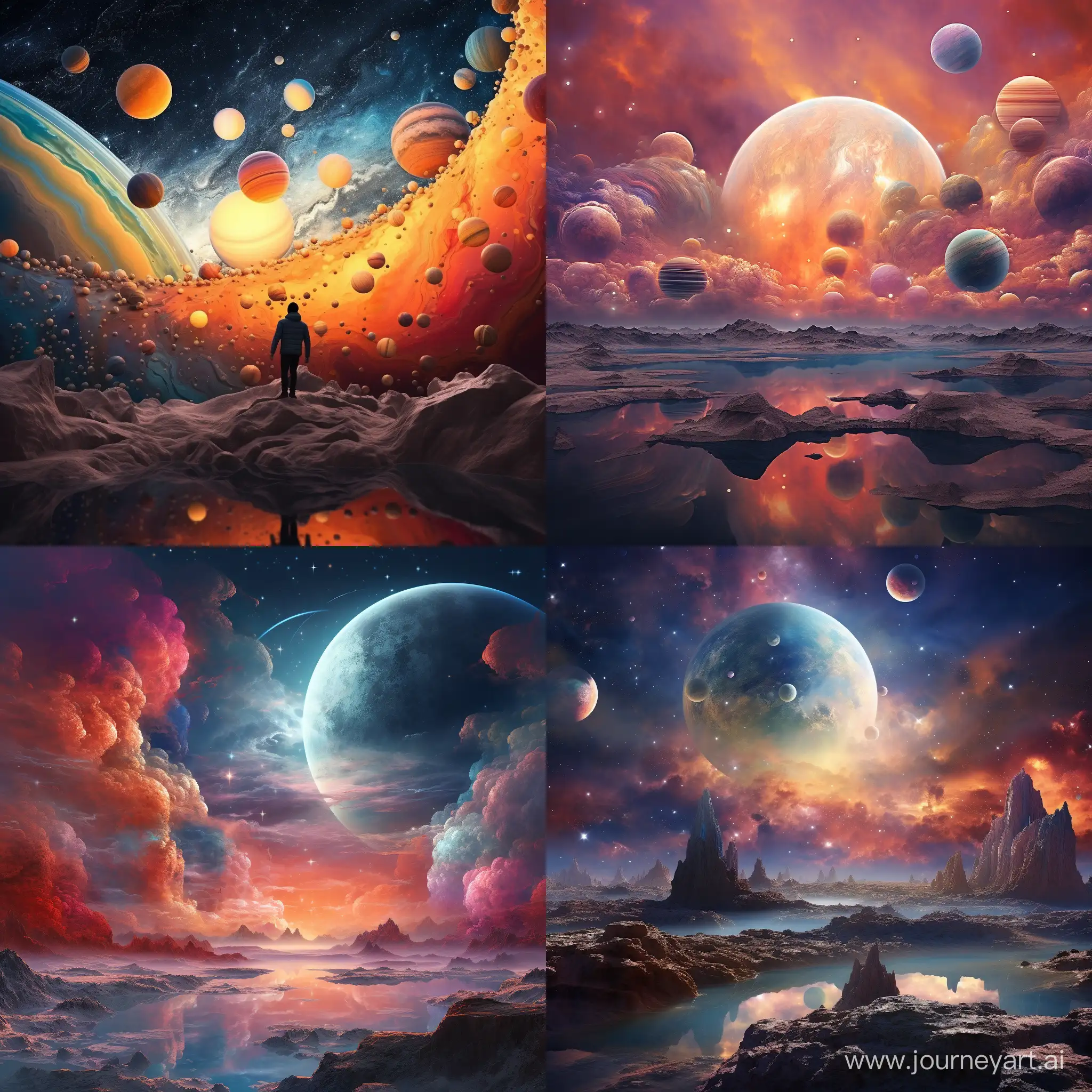 Vibrant-Celestial-Spheres-Illuminating-the-Sky