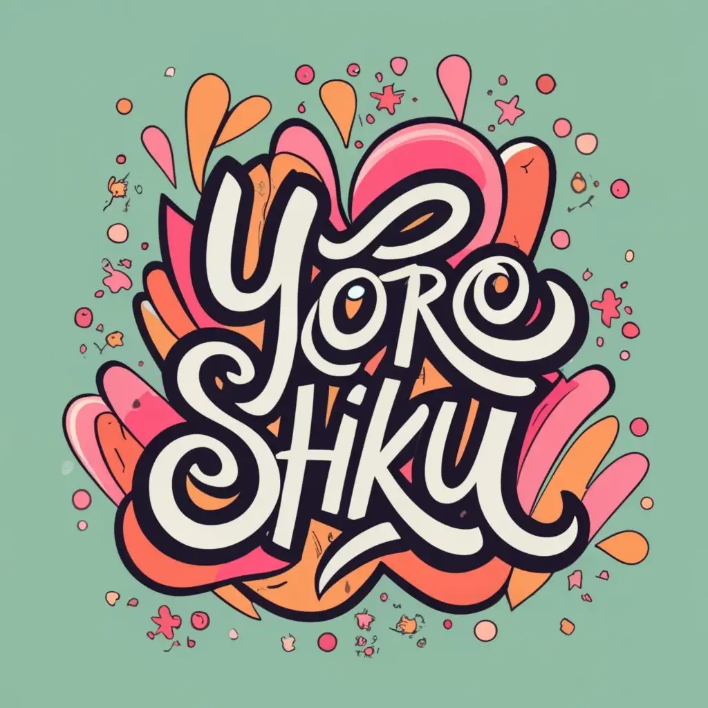logo, GRAFFITI, with the text "YOROSHIKU", typography, be used in Beauty Spa industry
