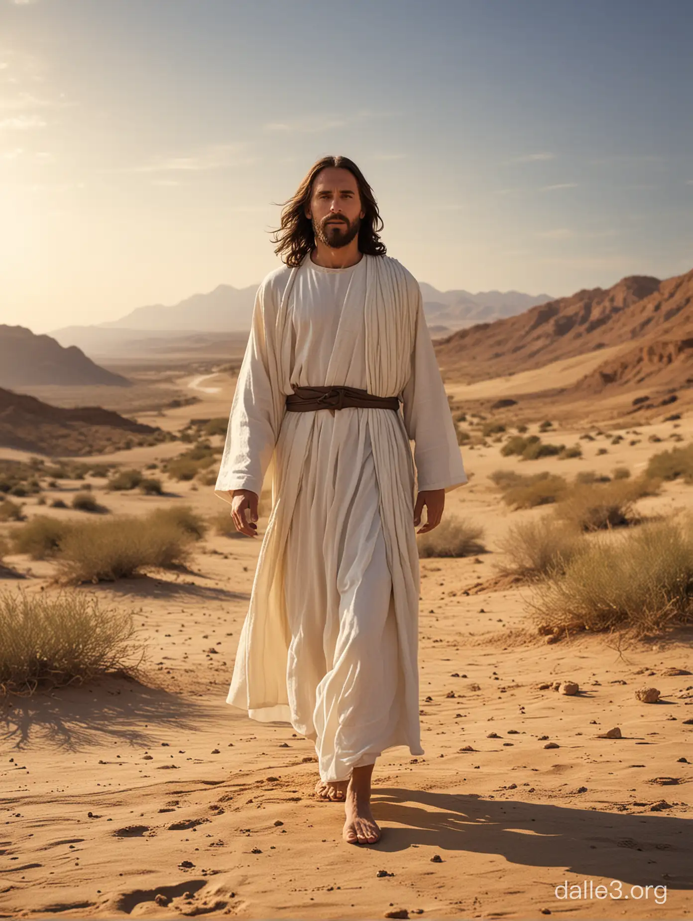 Jesus Christ during the forty-day fast in the desert