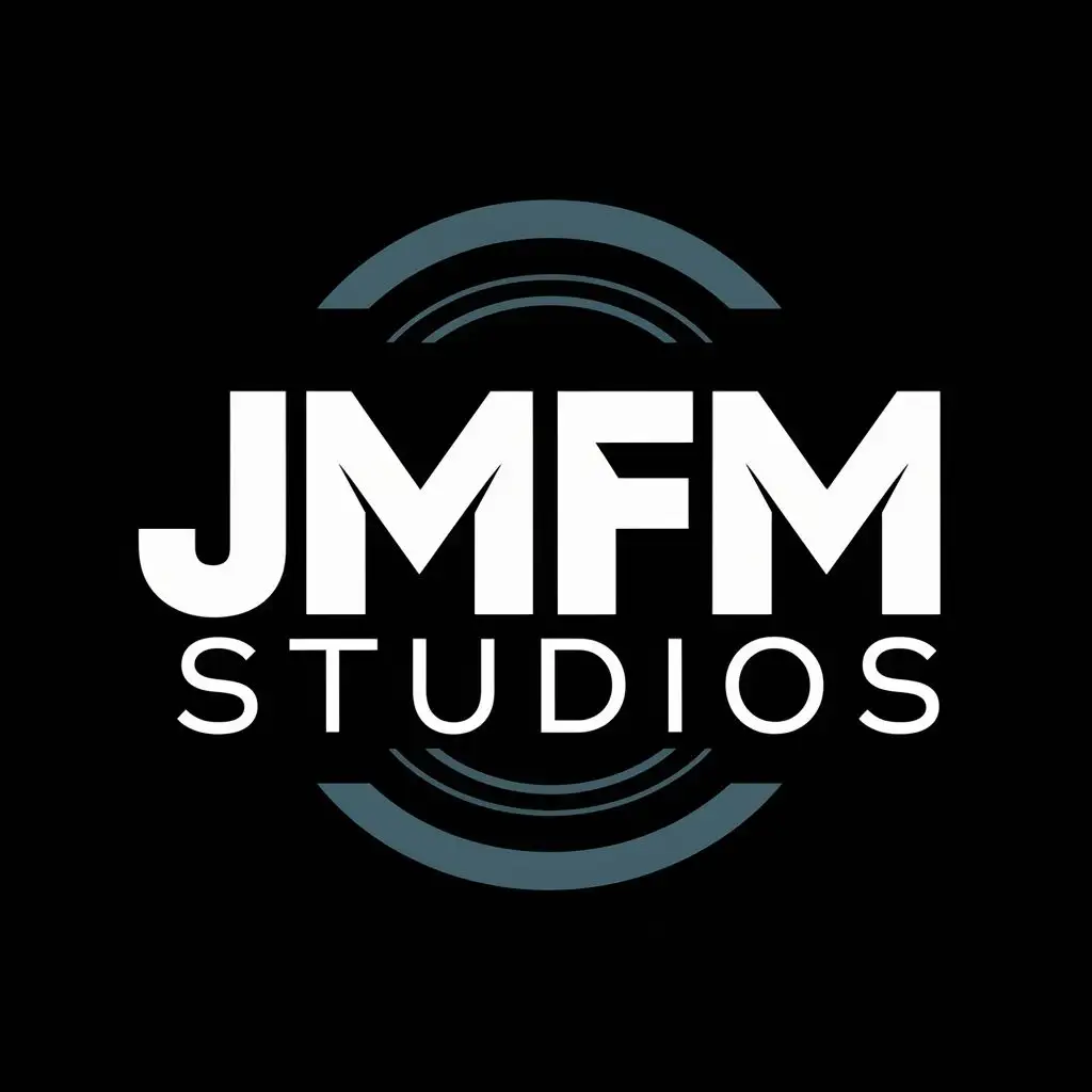 LOGO-Design-For-JMFM-Studios-Sleek-DSLR-Camera-Icon-with-Bold-Typography-for-Entertainment-Industry