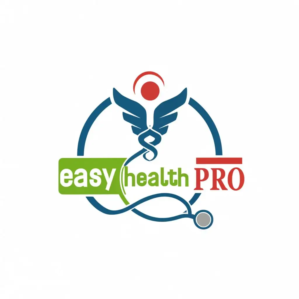 logo, medical, with the text "easy health pro", typography, be used in Technology industry