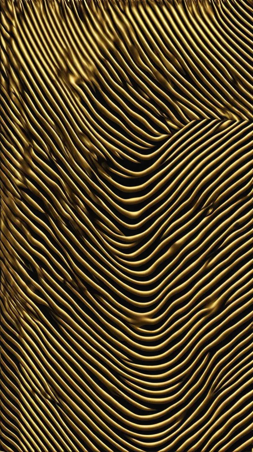 Luxurious Abstract Black and Gold Fabric Drapes Background