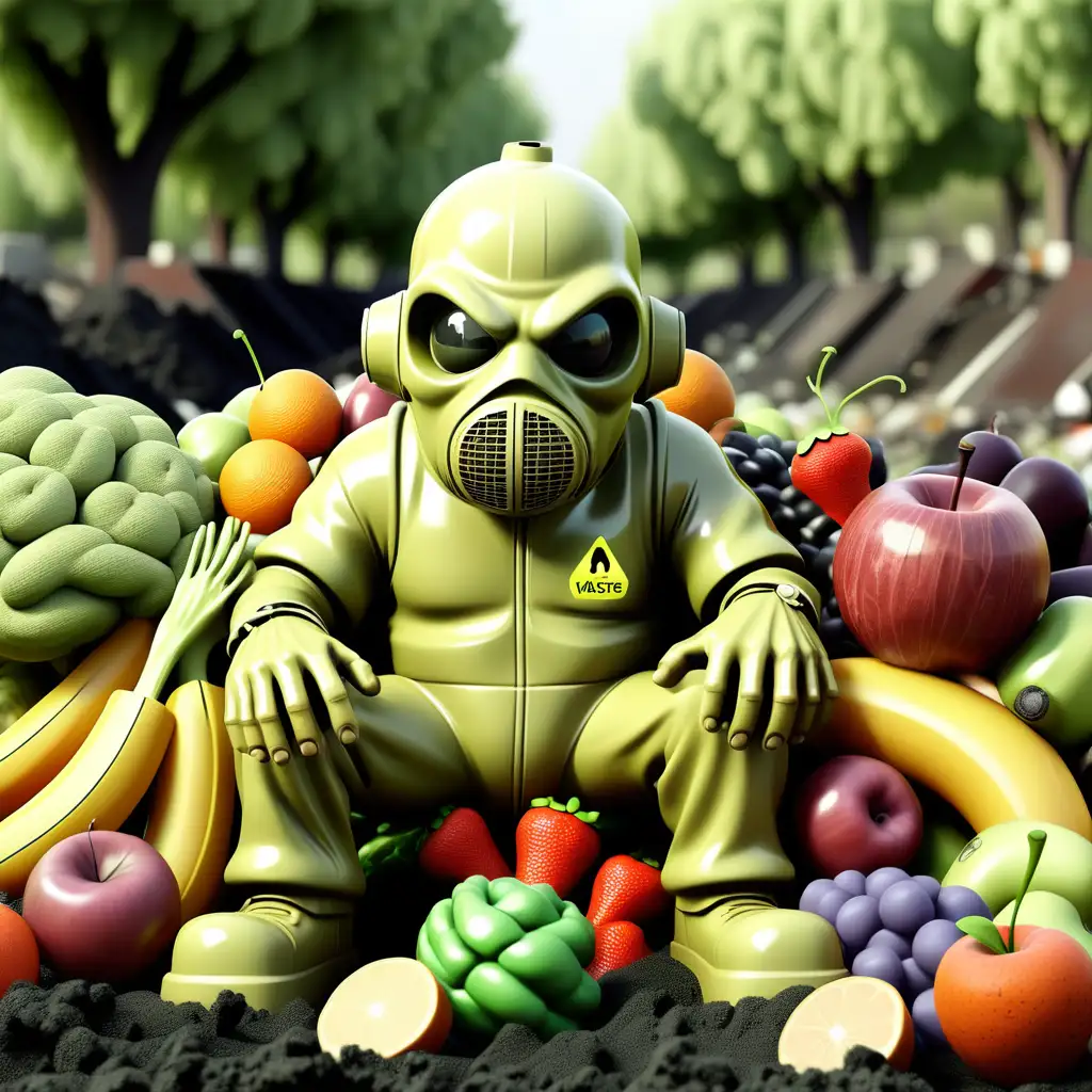 toxic waste being cleaned up by nature , fruits and vegetables