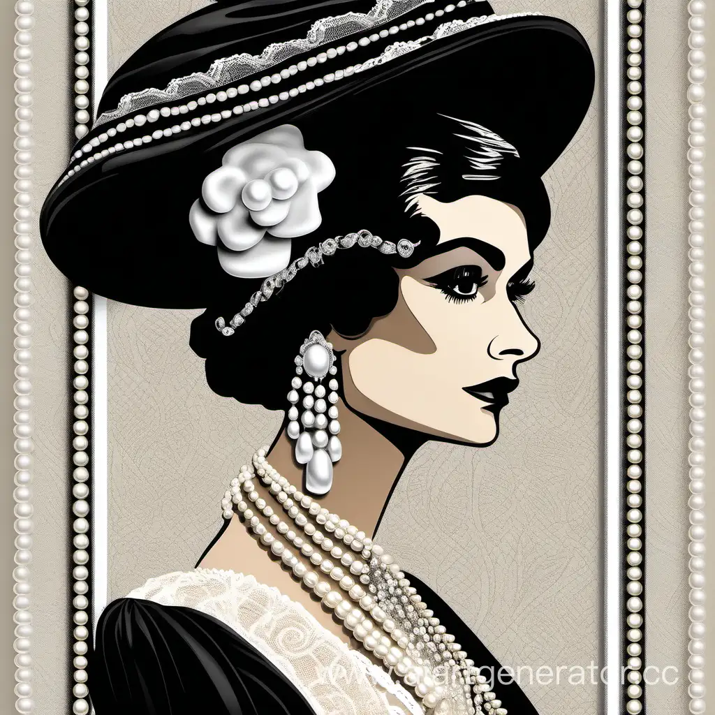Elegant-Portrait-of-Coco-Chanel-in-Classic-Black-and-White-Style