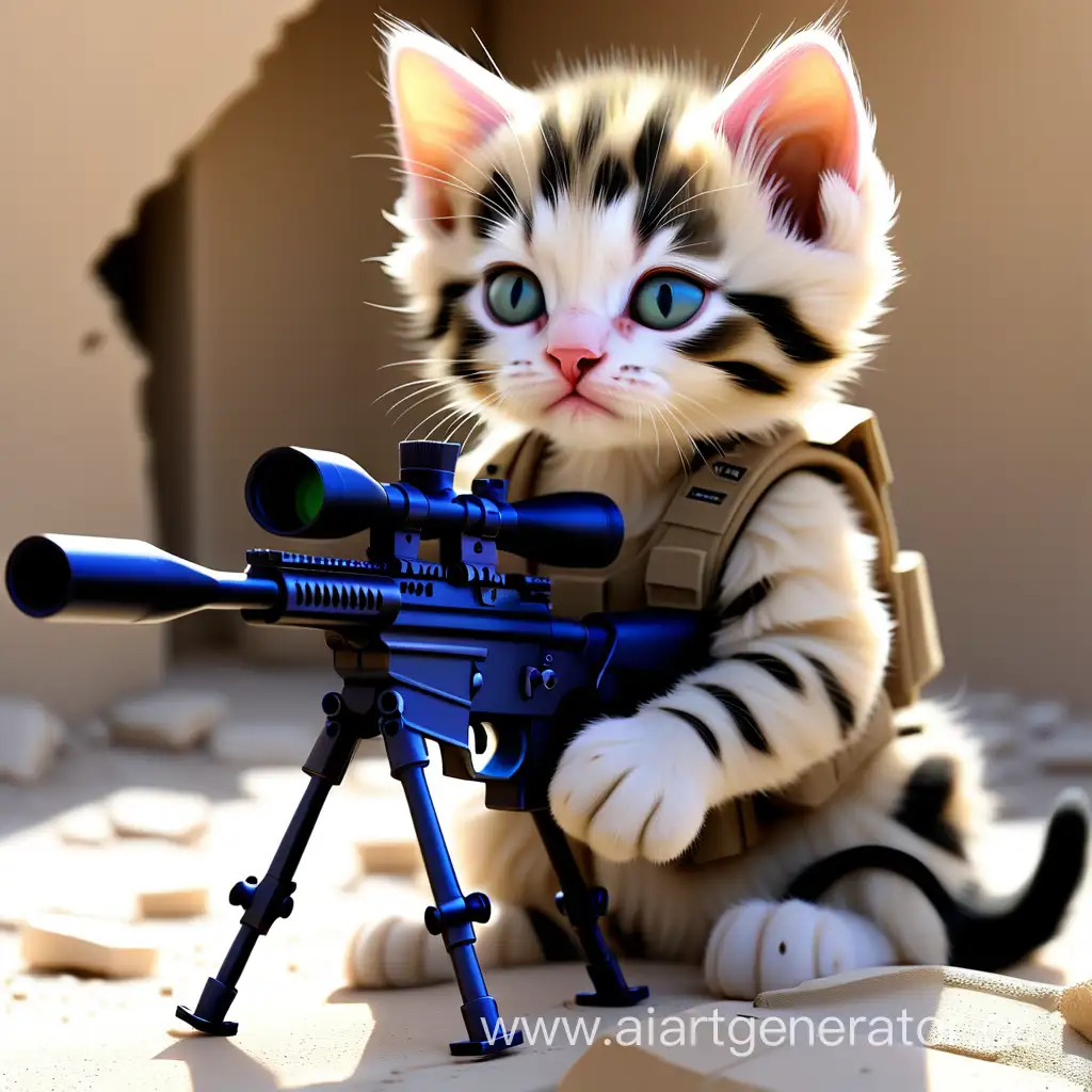 Adorable-Kitten-Sniper-in-Action-Stealthy-Feline-Operative