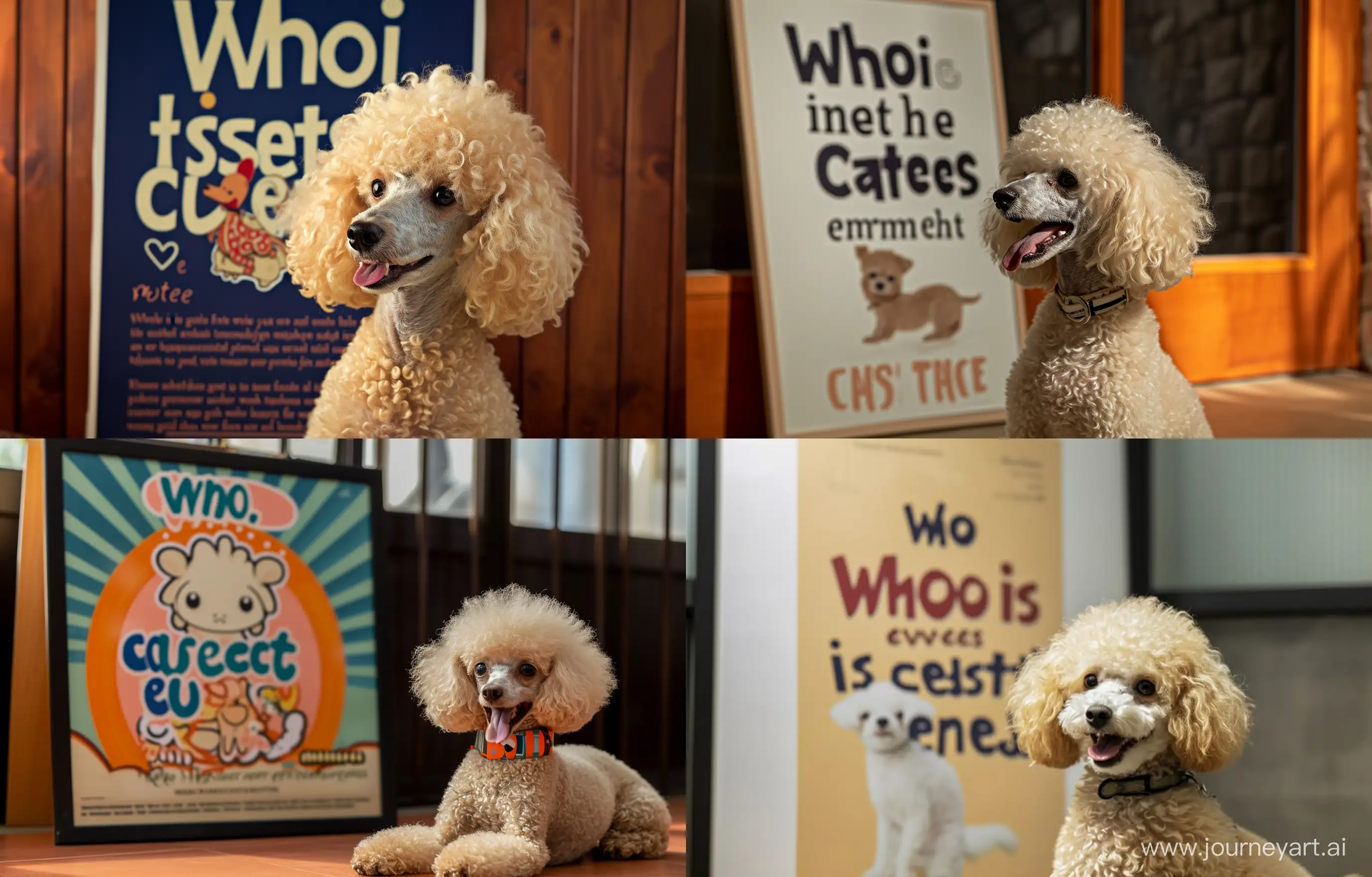 Adorable-Poodle-Poses-before-Who-is-the-Cutest-Creature-Ever-Existed-Poster